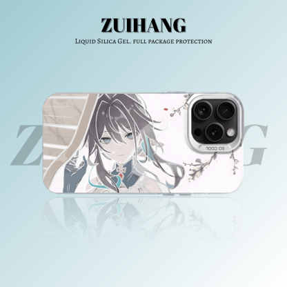 崩壞:星穹鐵道彩銀線條漸變防摔手機殼-ZUIHANG SHOP