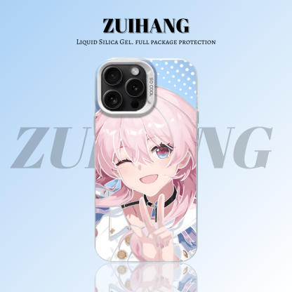 崩壞:星穹鐵道彩銀線條漸變防摔手機殼-ZUIHANG SHOP