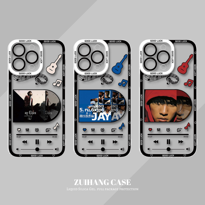 Jay周杰倫天使眼透明防摔軟殼-ZUIHANG SHOP