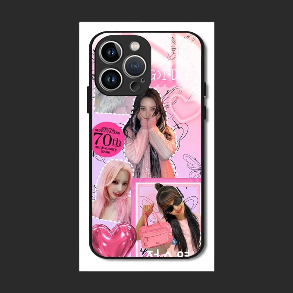 (G)I-DLE新款高清全包防摔玻璃殼-ZUIHANG SHOP