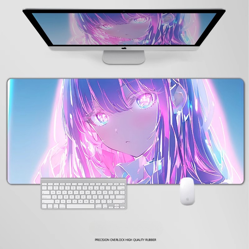炫彩流光美女 主題桌墊 布質滑鼠墊-ZUIHANG SHOP