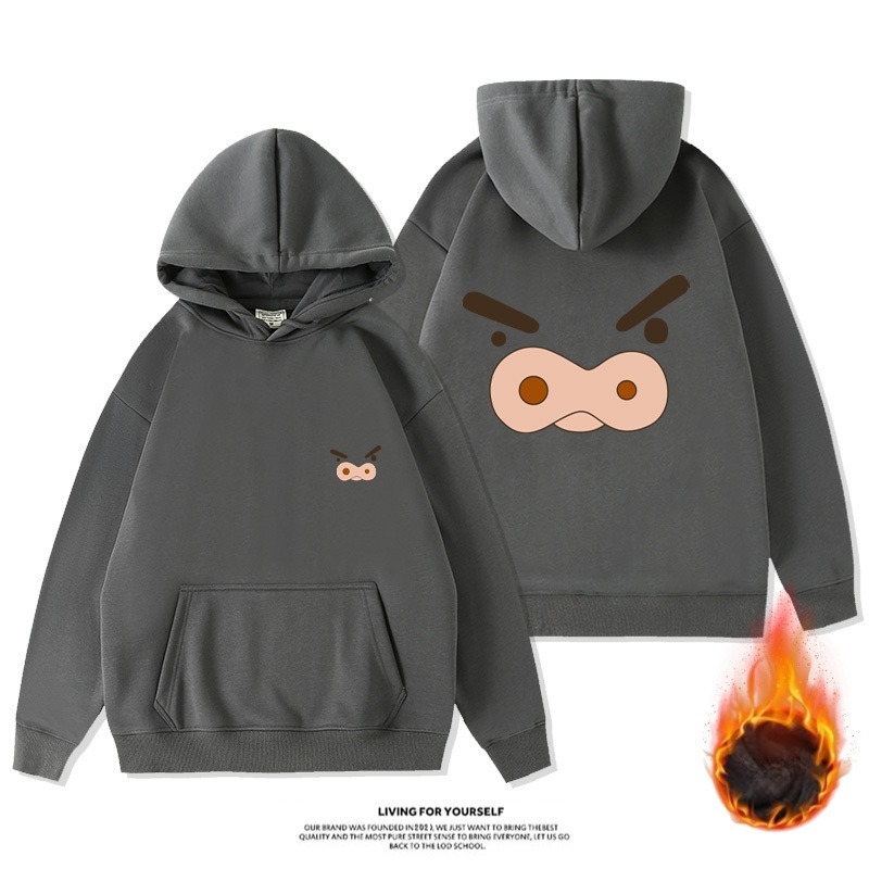 蠟筆小新新款 親子情侶男女款連帽衛衣-ZUIHANG SHOP