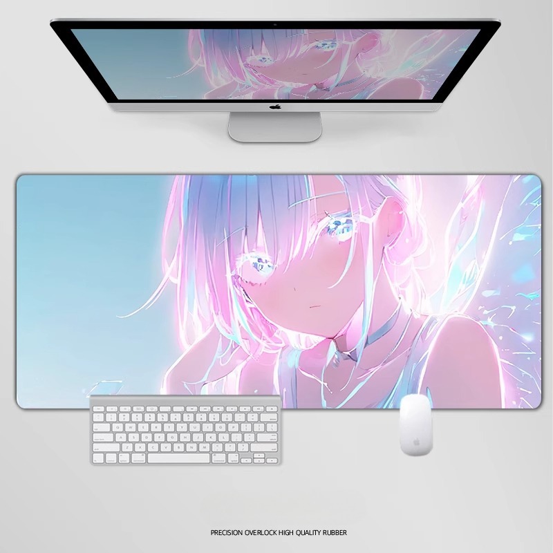 炫彩流光美女 主題桌墊 布質滑鼠墊-ZUIHANG SHOP