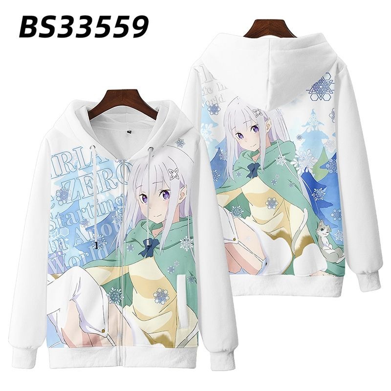 從零開始的异世界生活 親子情侶男女款連帽衛衣-ZUIHANG SHOP