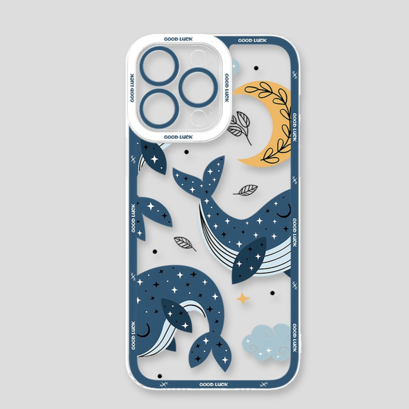 海洋生物天使眼透明防摔軟殼-ZUIHANG SHOP