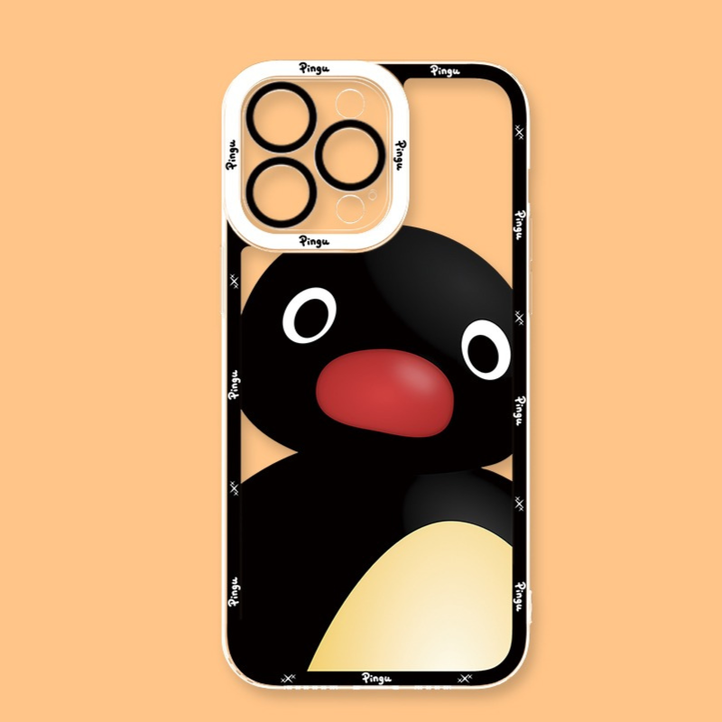 Pingu企鵝天使眼透明防摔軟殼-ZUIHANG SHOP