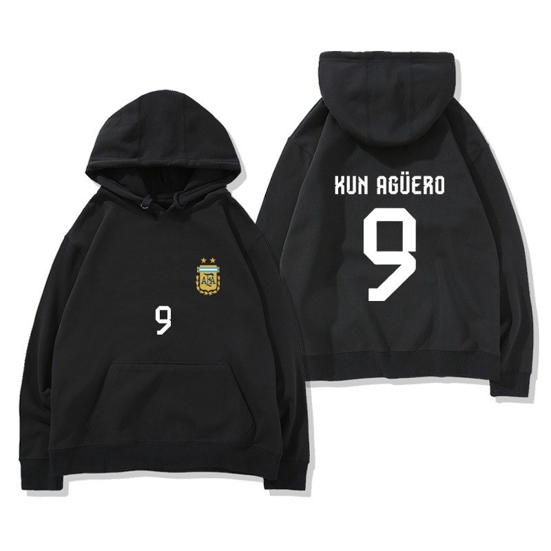 阿根廷國家隊服足球新款 親子情侶男女款連帽衛衣-ZUIHANG SHOP
