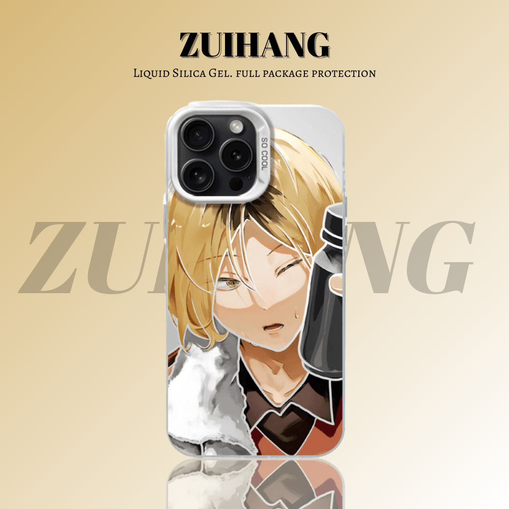 【大集合1.0】動漫彩銀線條漸變防摔手機殼-ZUIHANG SHOP