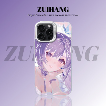 原神彩銀線條漸變防摔手機殼-ZUIHANG SHOP