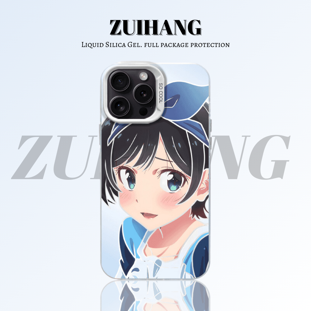 【大集合1.0】動漫彩銀線條漸變防摔手機殼-ZUIHANG SHOP