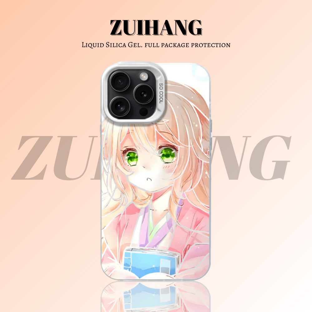 【大集合1.0】動漫彩銀線條漸變防摔手機殼-ZUIHANG SHOP