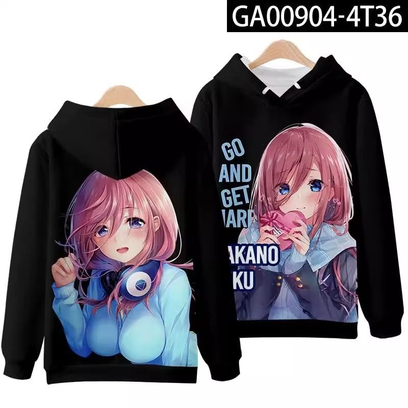 五等分的花嫁 親子情侶男女款連帽衛衣-ZUIHANG SHOP
