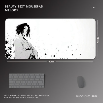 黑白動漫 主題桌墊 布質滑鼠墊-ZUIHANG SHOP