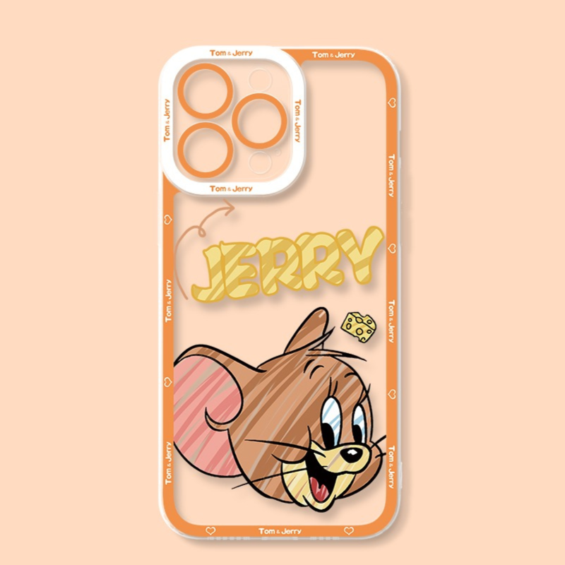 湯姆貓與傑利鼠天使眼透明防摔軟殼-ZUIHANG SHOP