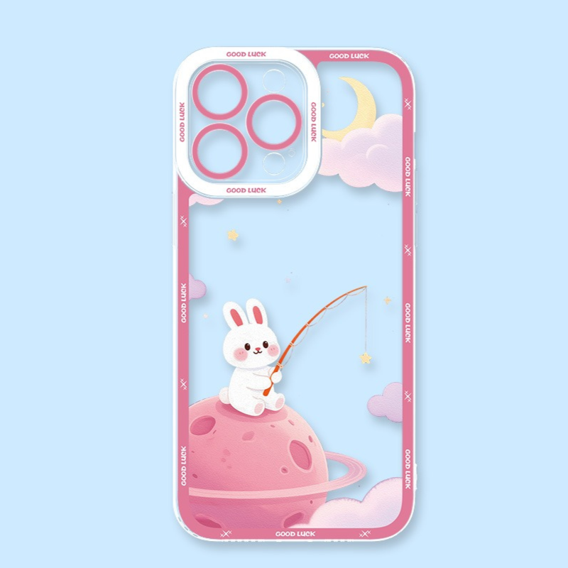 宇宙兔子天使眼透明防摔軟殼-ZUIHANG SHOP