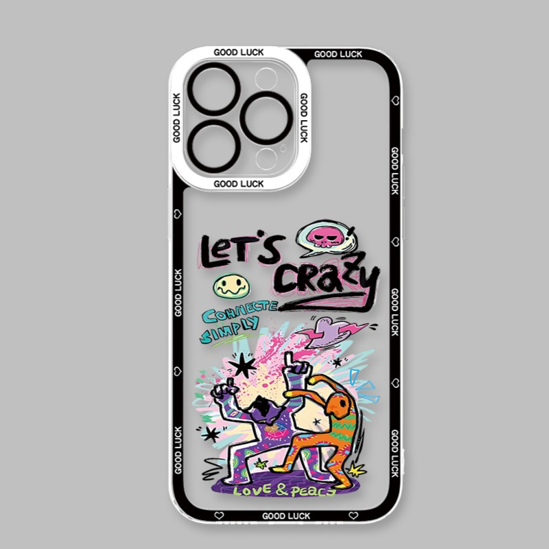 塗鴉天使眼透明防摔軟殼-ZUIHANG SHOP