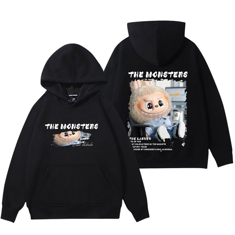 Labubu新款 親子情侶男女款連帽衛衣-ZUIHANG SHOP