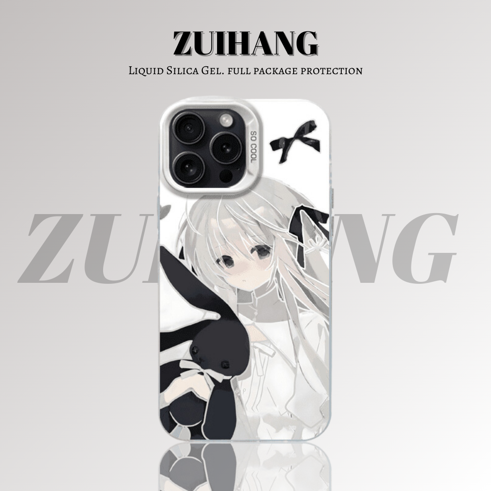 【大集合1.0】動漫彩銀線條漸變防摔手機殼-ZUIHANG SHOP