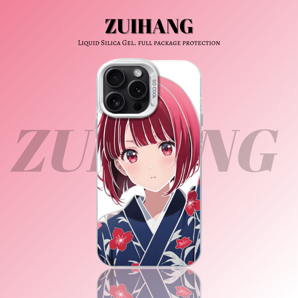 我推的孩子彩銀線條漸變防摔手機殼-ZUIHANG SHOP