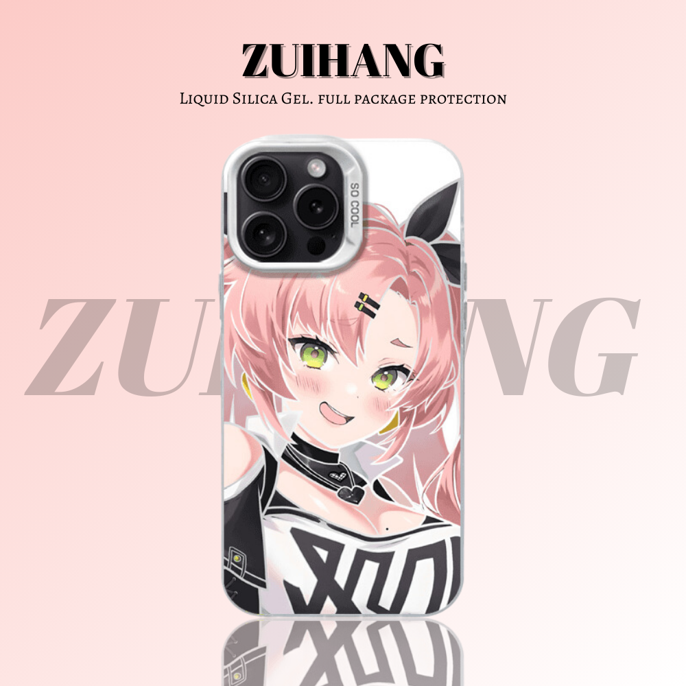 絕區零彩銀線條漸變防摔手機殼-ZUIHANG SHOP