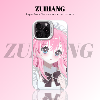 孤獨搖滾彩銀線條漸變防摔手機殼-ZUIHANG SHOP