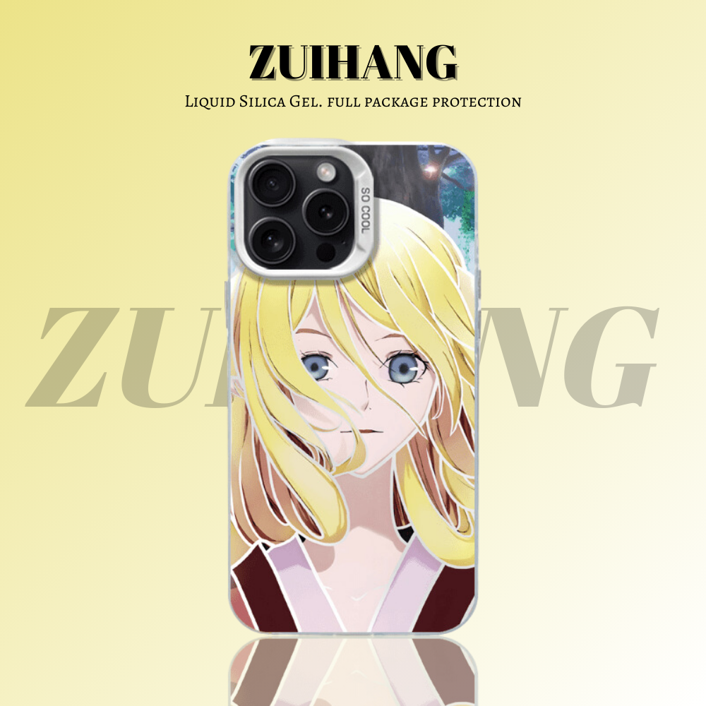 【大集合1.0】動漫彩銀線條漸變防摔手機殼-ZUIHANG SHOP