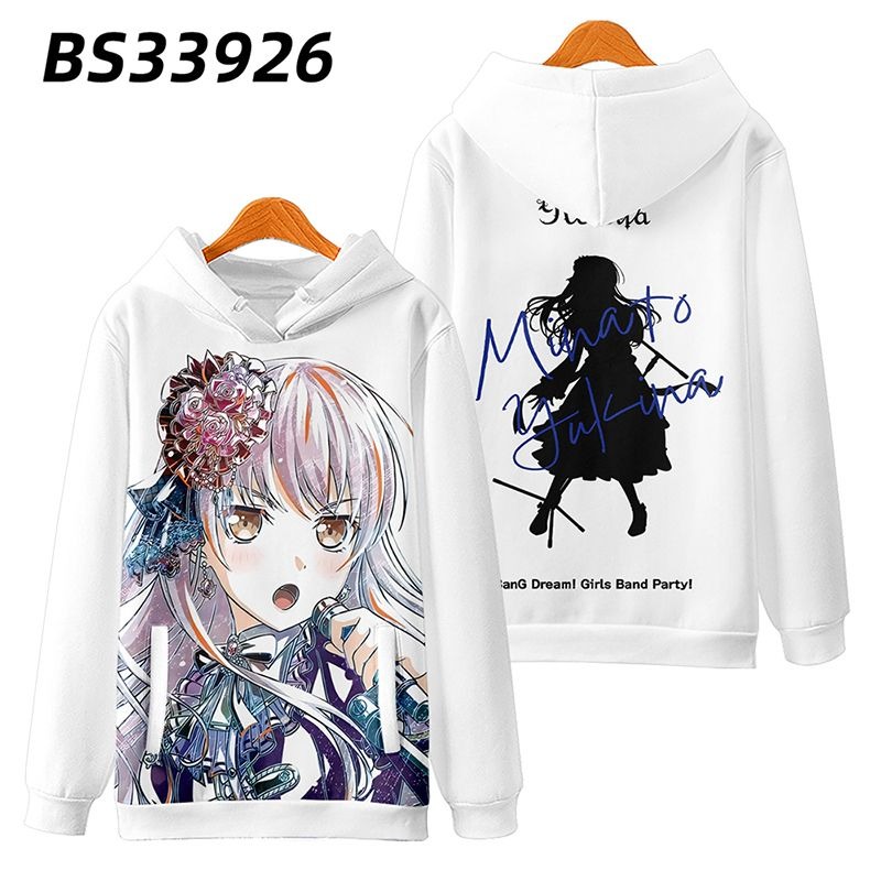 BanG Dream 親子情侶男女款連帽衛衣-ZUIHANG SHOP
