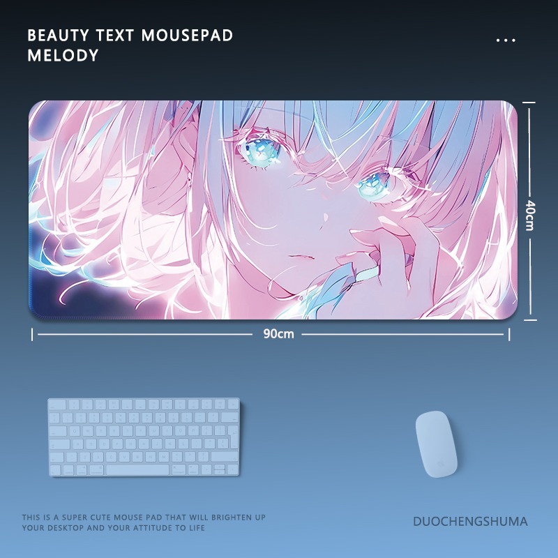 炫彩流光美女 主題桌墊 布質滑鼠墊-ZUIHANG SHOP