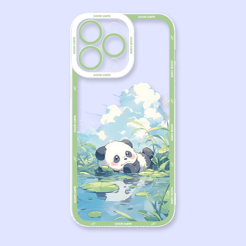 熊貓天使眼透明防摔軟殼-ZUIHANG SHOP