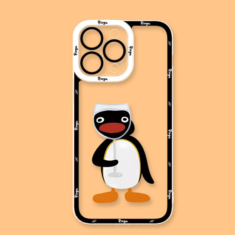 Pingu企鵝天使眼透明防摔軟殼-ZUIHANG SHOP