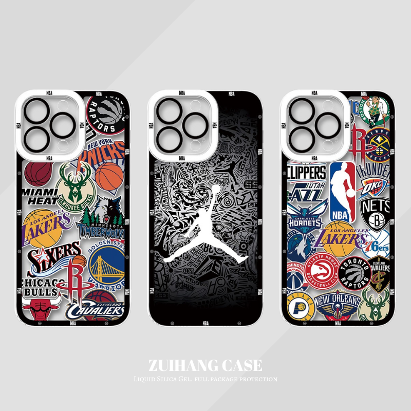 NBA隊徽天使眼透明防摔軟殼-ZUIHANG SHOP