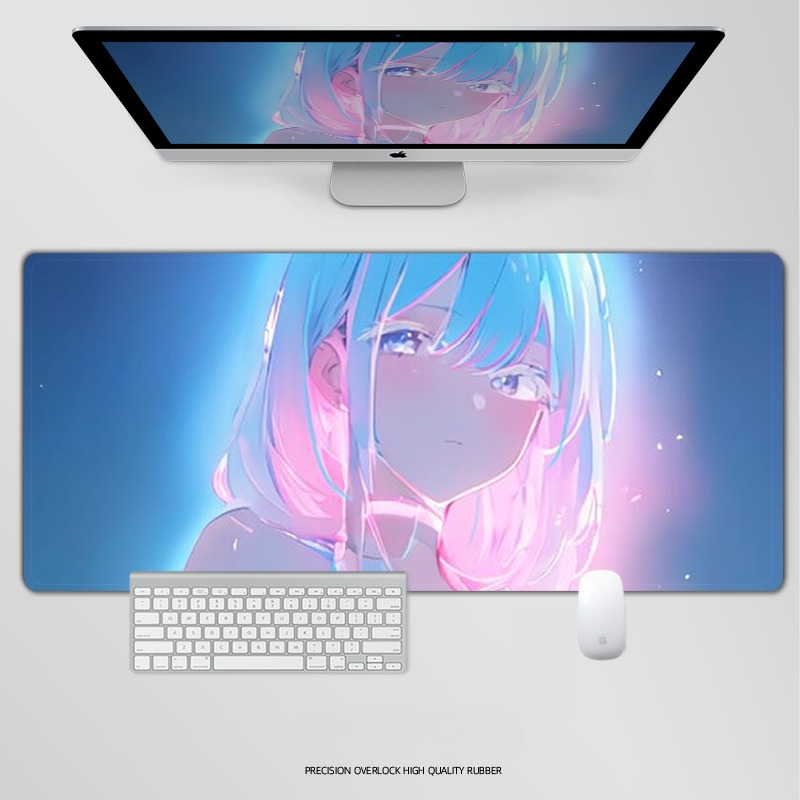 炫彩流光美女 主題桌墊 布質滑鼠墊-ZUIHANG SHOP