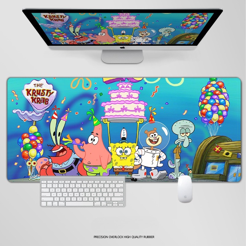 海綿寶寶 主題桌墊 布質滑鼠墊-ZUIHANG SHOP