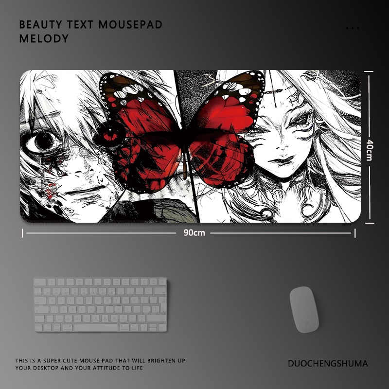 黑白動漫 主題桌墊 布質滑鼠墊-ZUIHANG SHOP
