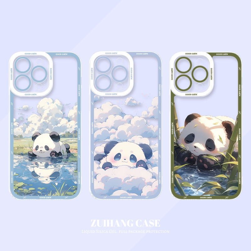 熊貓天使眼透明防摔軟殼-ZUIHANG SHOP