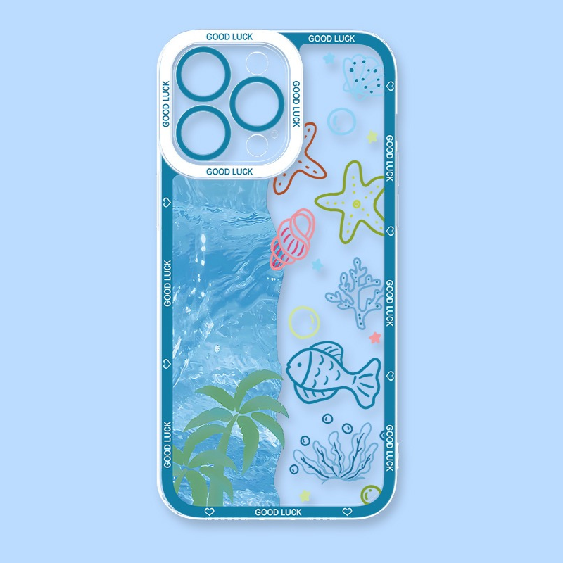 海洋生物天使眼透明防摔軟殼-ZUIHANG SHOP