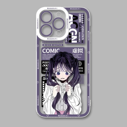 薰香花朵凜然綻放天使眼透明防摔軟殼-ZUIHANG SHOP