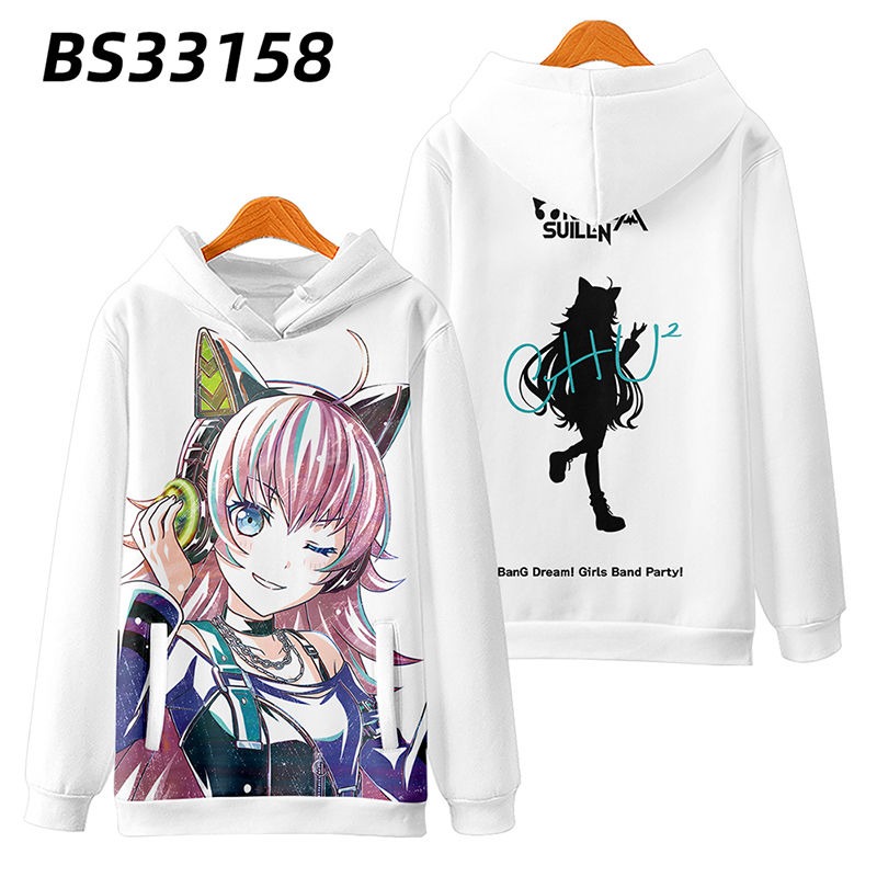 BanG Dream 親子情侶男女款連帽衛衣-ZUIHANG SHOP
