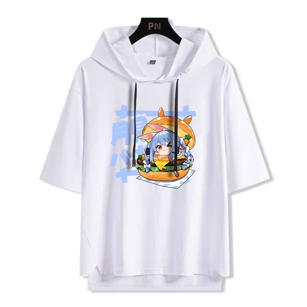 Hololive連帽短袖T恤