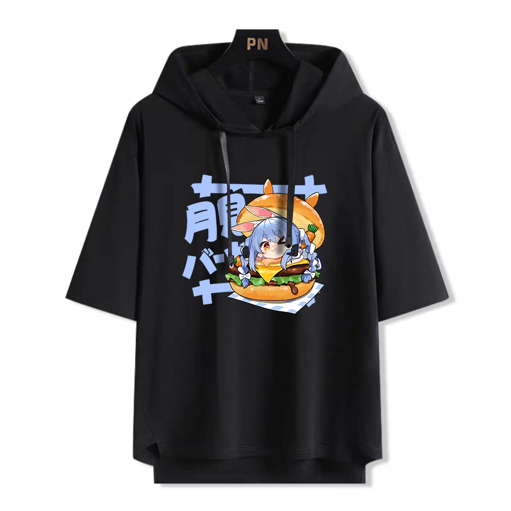 Hololive連帽短袖T恤