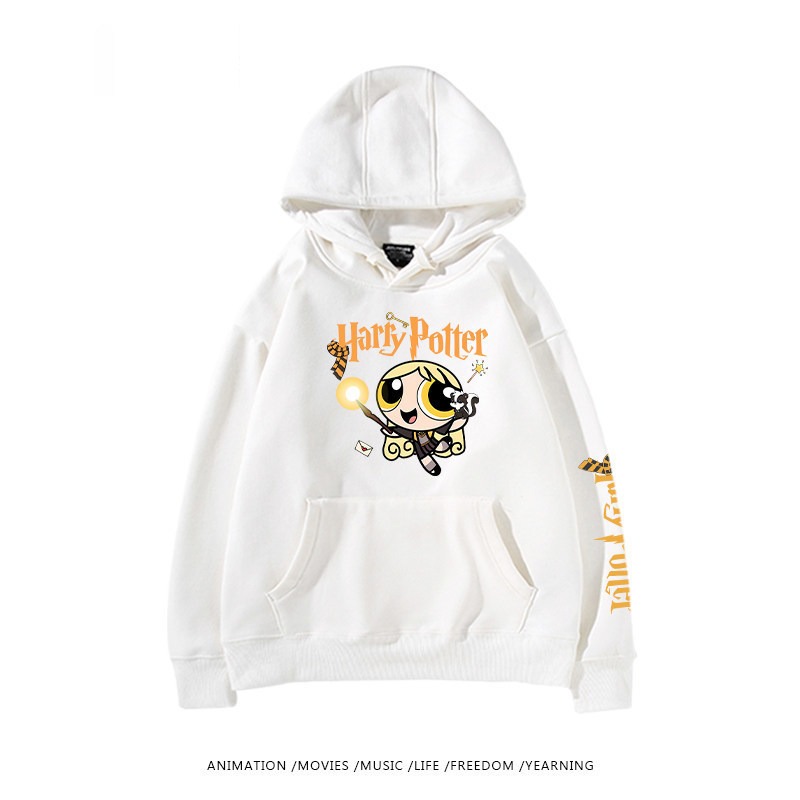 飛天小女警聯名哈利波特連帽衛衣