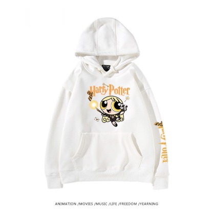 飛天小女警聯名哈利波特連帽衛衣