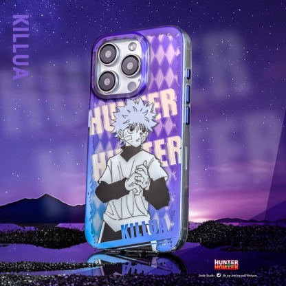 全職獵人「隱砂」IMD鐳射銀 軟邊硬背 鐳射手機殼-ZUIHANG SHOP