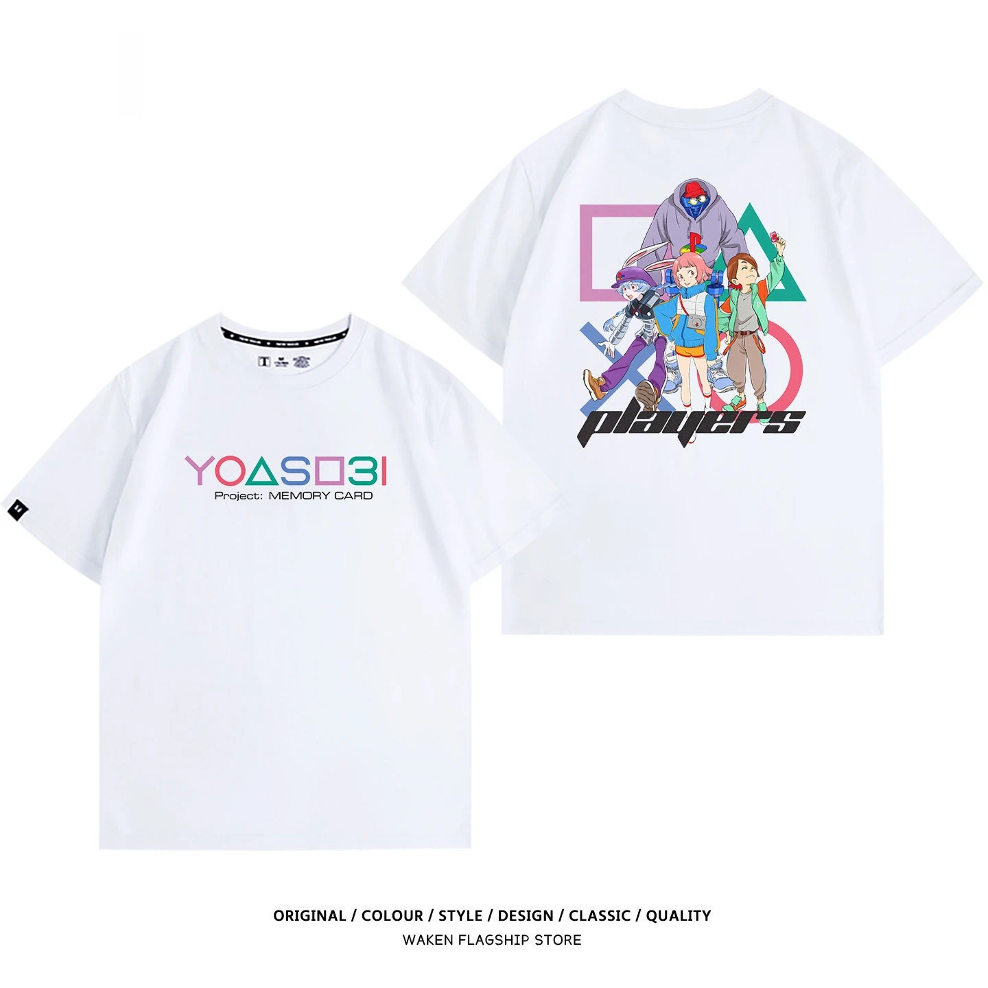 YOASOBI 特別聯動 PlayStation 印花短袖T恤