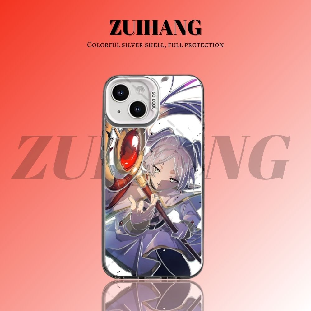 芙莉蓮彩銀線條漸變防摔手機殼-ZUIHANG SHOP