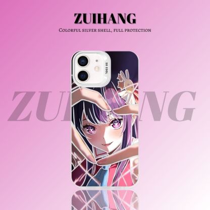 我推的孩子彩銀線條漸變防摔手機殼-ZUIHANG SHOP