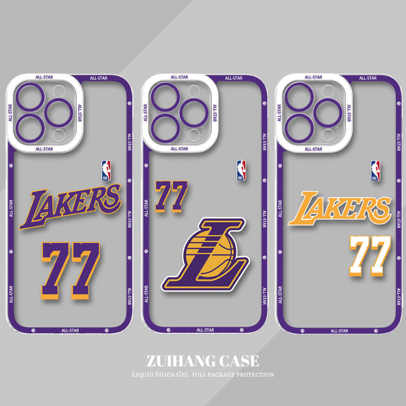 NBA湖人隊天使眼透明手機殼