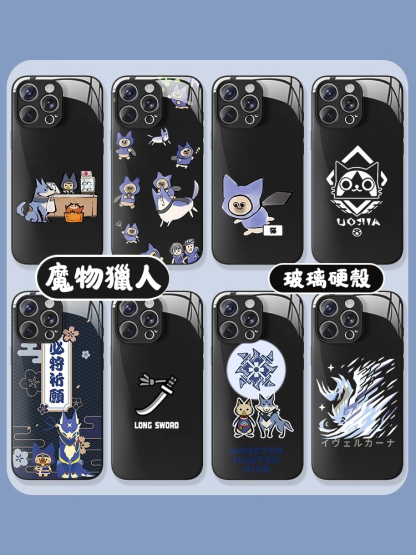 魔物獵人新款高清全包防摔玻璃殼-ZUIHANG SHOP