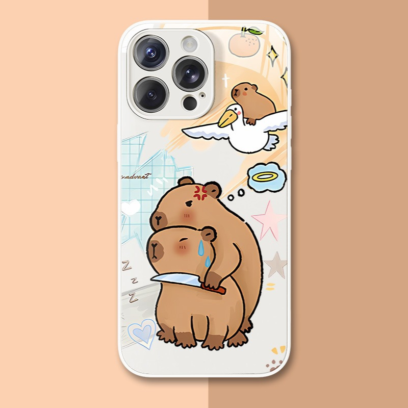 卡皮巴拉新款高清全包防摔玻璃殼-ZUIHANG SHOP