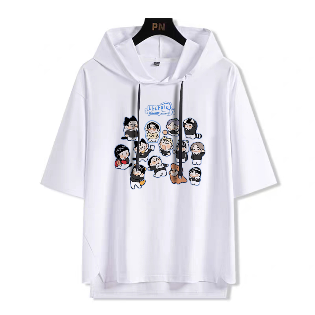 SEVENTEEN 連帽短袖T恤-ZUIHANG SHOP